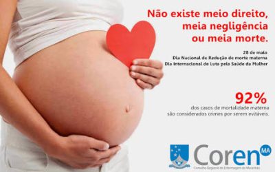 28/5/2023 – Dia Nacional de Redução da Mortalidade Materna: nada a comemorar.